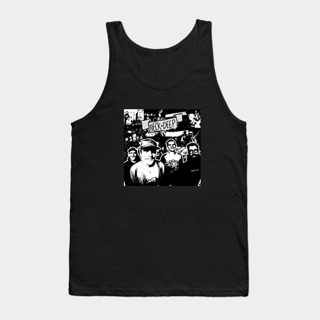 Neck Deep GrungeTexture Tank Top by 4stroboy